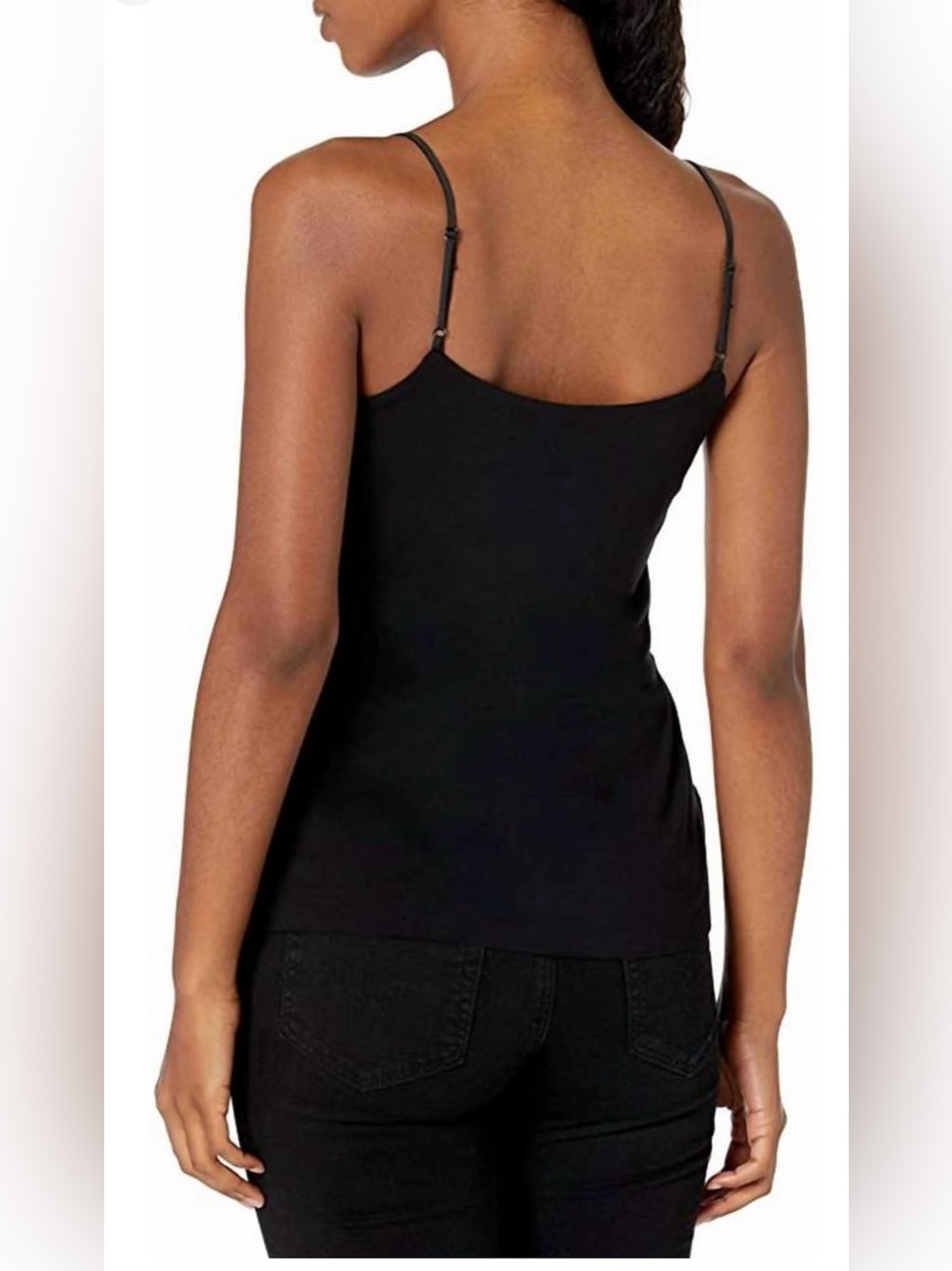Bailey 44 Agnes Twist Front Lace Quiet Luxury Cami Top Black Silk Satin Medium - Picture 2 of 9